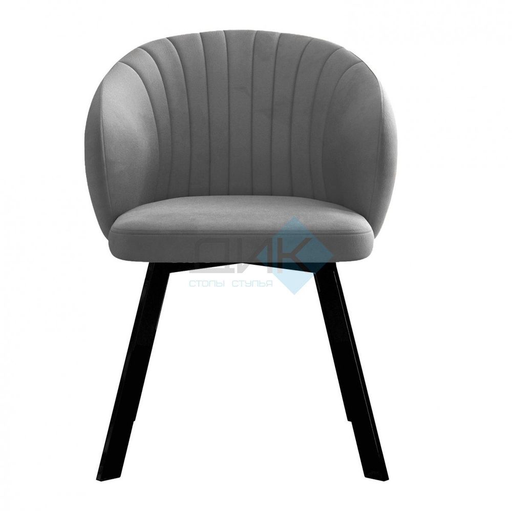 Стул DikLine 258 поворотный опоры чёрные