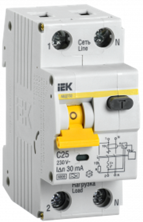 Автоматический выключатель ИЭК УЗО 25А АВДТ32 MAD22-5-025-C-30