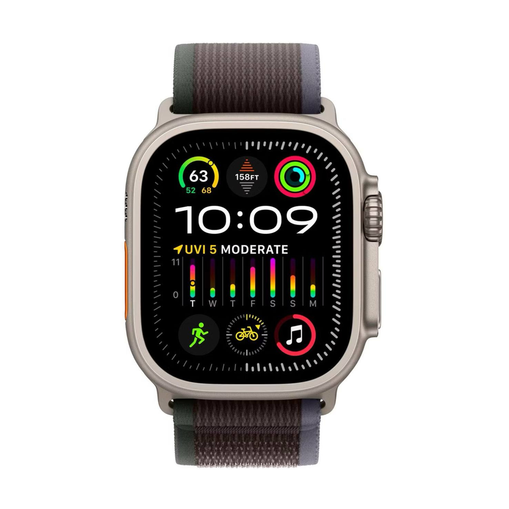 Apple Watch Ultra 2 (2023) 49 мм Titanium Case with Blue/Black Trail Loop S/M