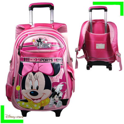 Рюкзак съемный на колесиках с принтом Микки/Минни Мауса