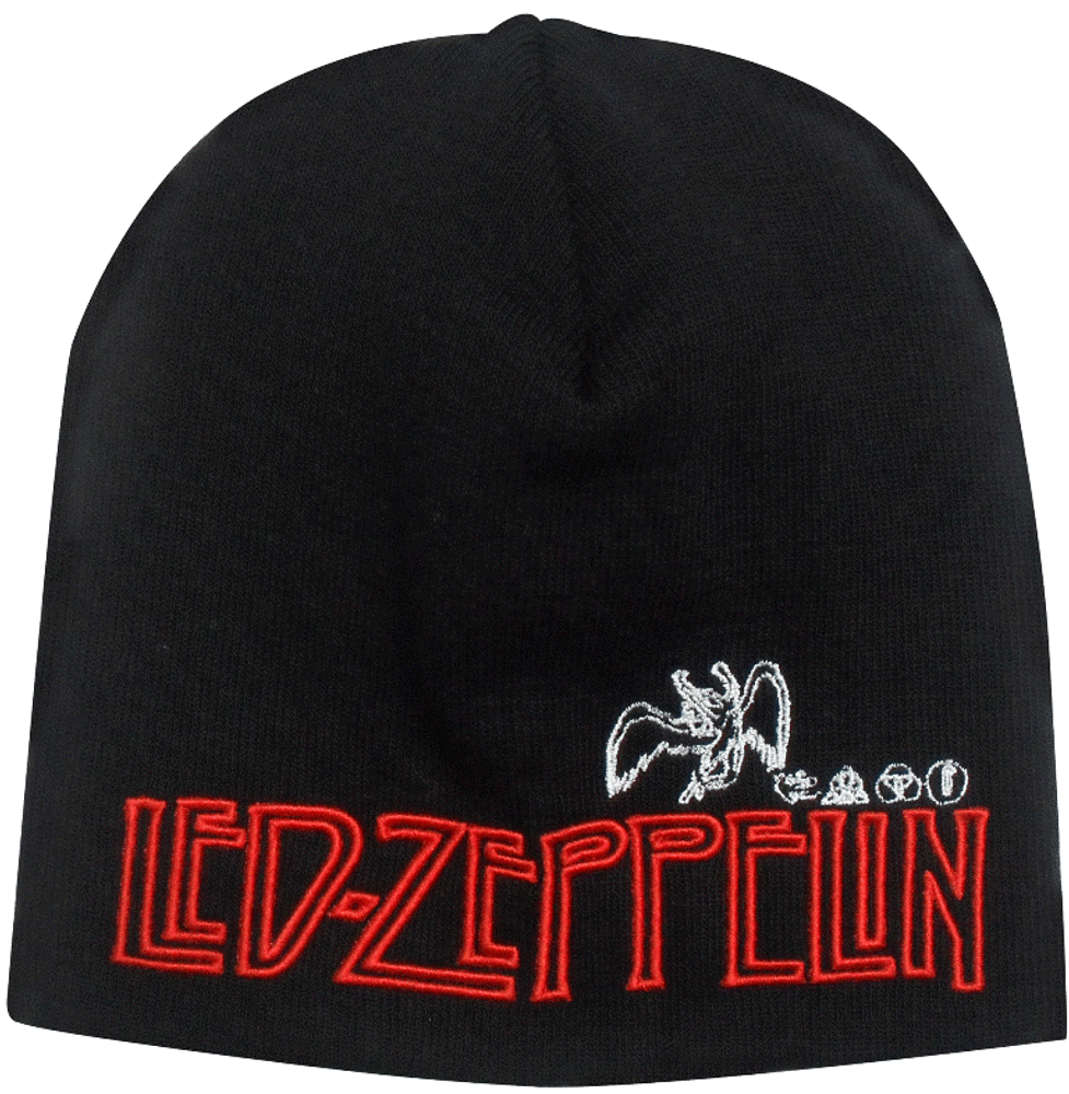 Шапка Led Zeppelin надпись с ангелом