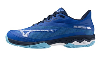 Мужские кроссовки теннисные Mizuno Wave Exceed Light 2 AC - небесный