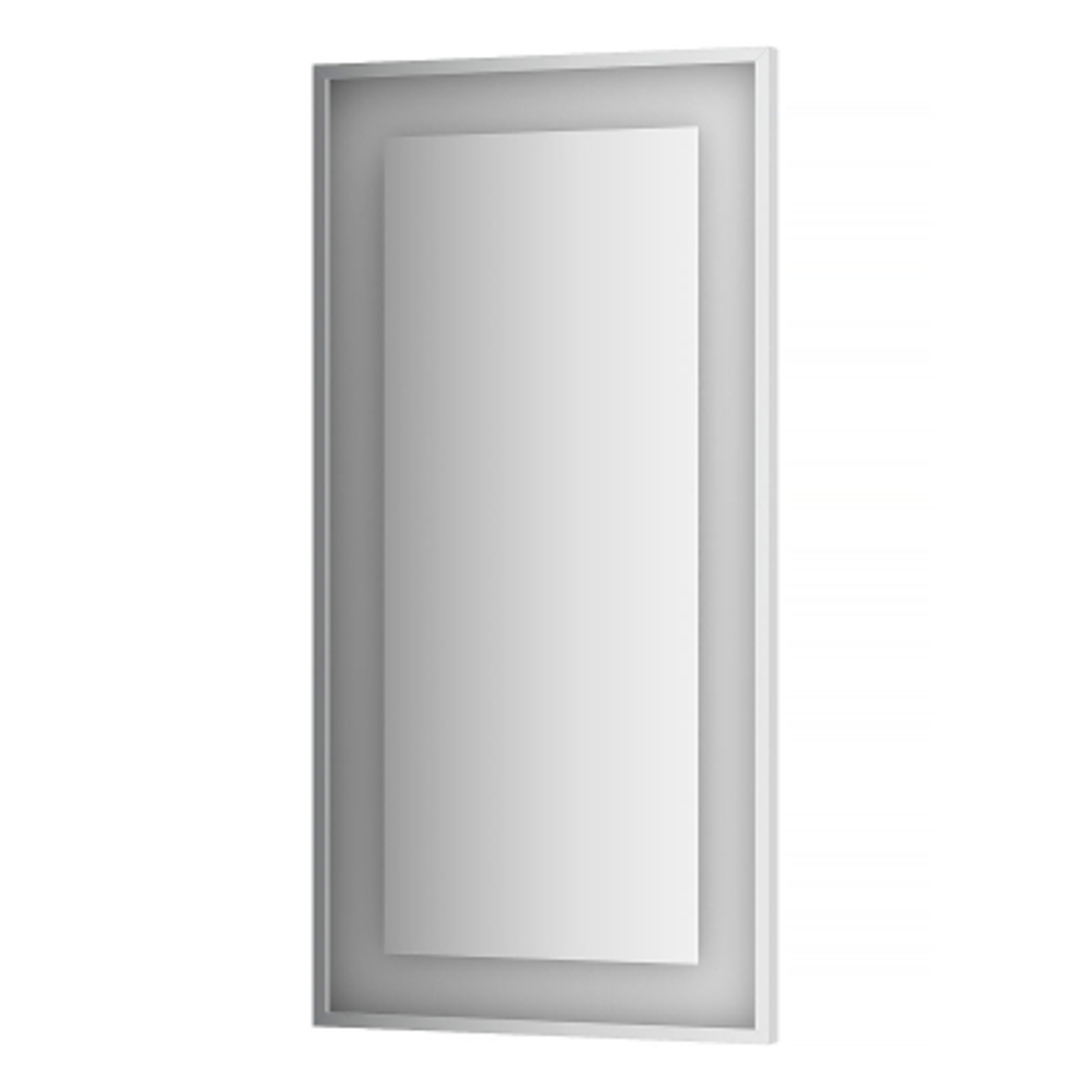 Зеркало Evoform в багетной раме со встроенным LED-светильником 26,5 W 60x120 см