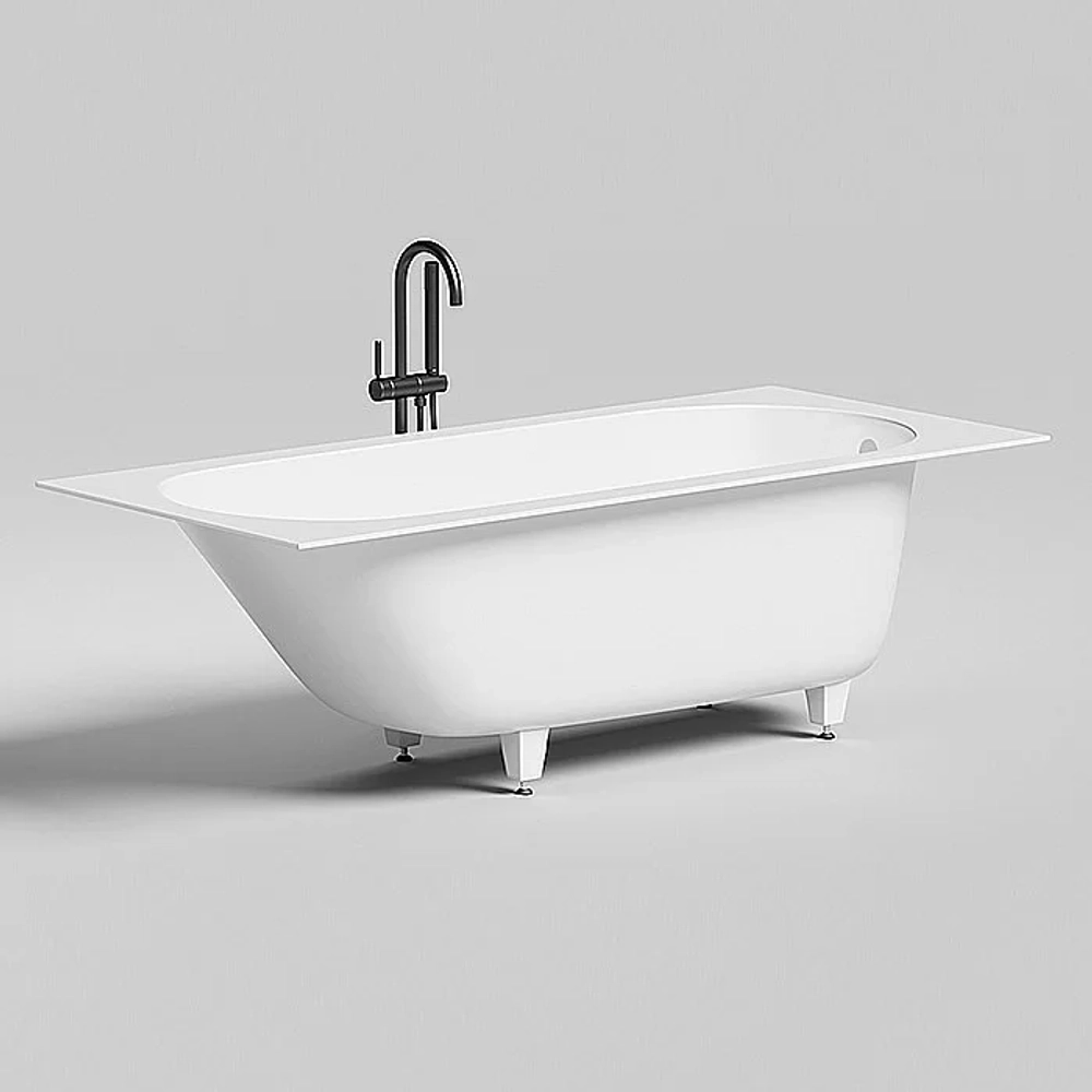 Ванна Salini Ornella Axis S-Stone 170х75 103523M белая матовая