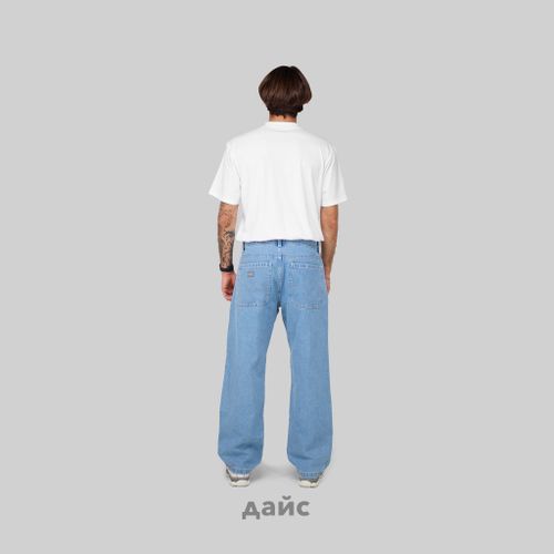 Джинсы мужские Dickies Double Knee Denim Pant артикул:DK0A4Y3FLW01 - купить в магазине Дайс