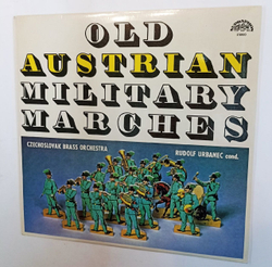 Винтажная виниловая пластинка Czechoslovak Brass Orchestra, Rudolf Urbanec Old Austrian Military Marches (Czechoslovakia 1973)