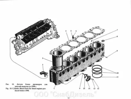 Патрубок правый 303-15-2