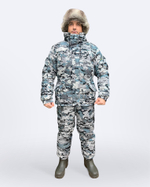 Зимний костюм ГОРНЫЙ –45 °C, Алова, белый камуфляж