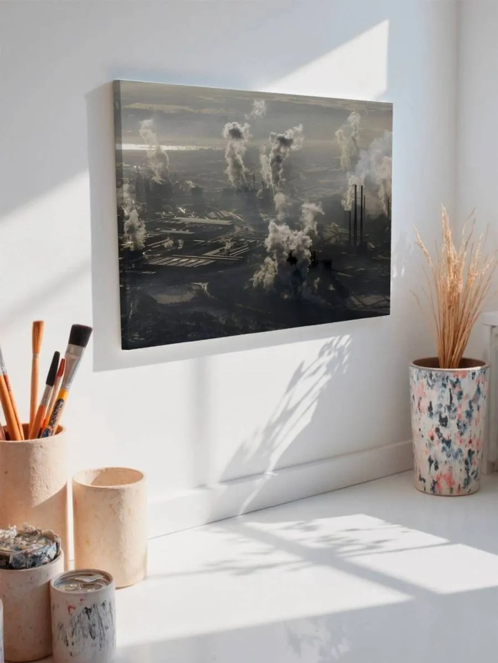 Картина на стену 40 X 50 Дым