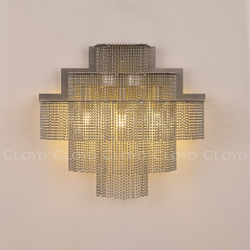 Бра Cloyd ONASSIS W3 / выс. 27 см - хром (арт.20371)