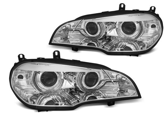 Передние фары AE DRL LED CHROME HID для BMW X5 E70
