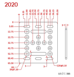 Пластина Openbuilds для профиля 2020 в сборе