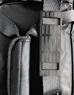 Сумка спортивная непромокаемая QOZA, черная, 24 л