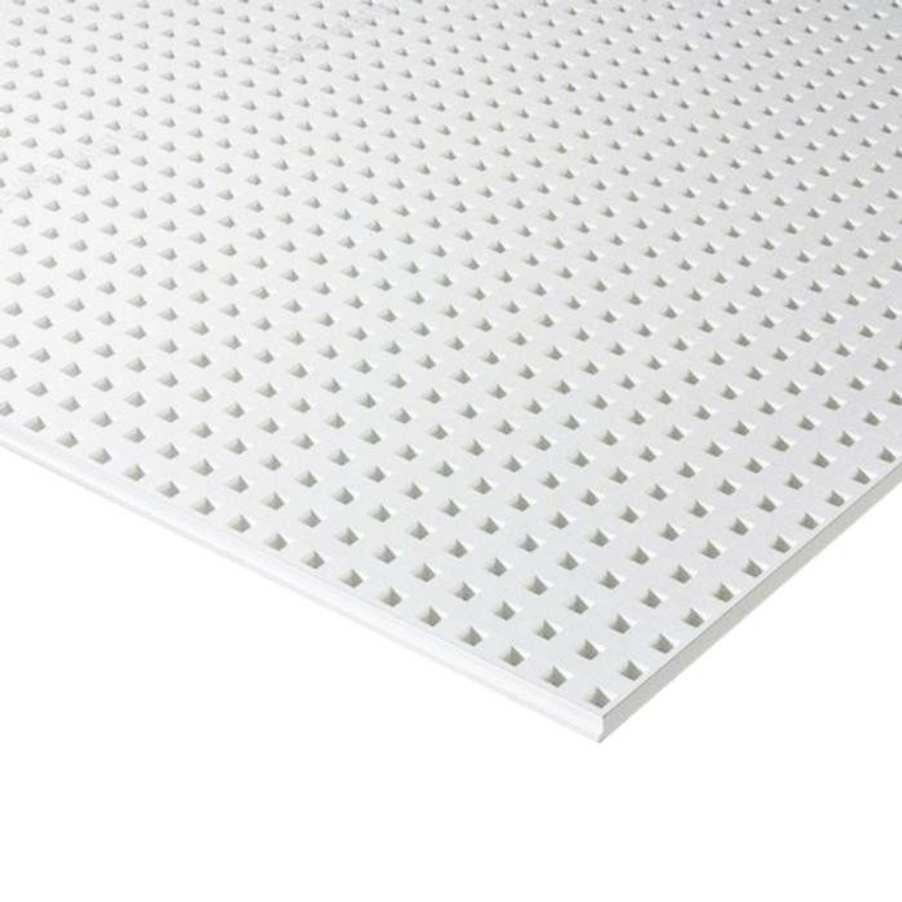 Лист гипсокартонный перфорированный Саундлайн-Акустика Квадро Блочная 4ПК 2400х1200х12,5 мм