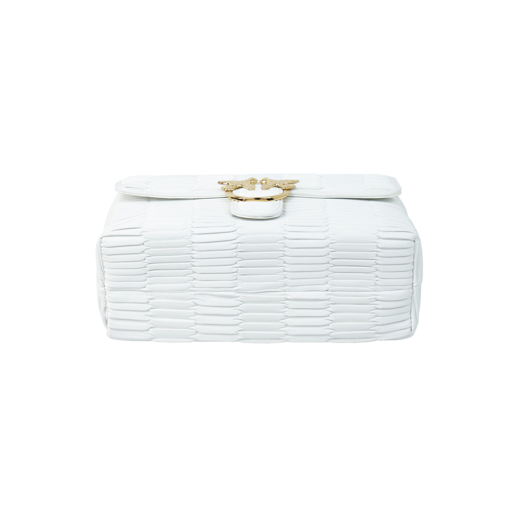 CLASSIC LOVE BAG PUFF ORIGAMI - white