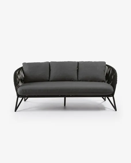 Уличный диван Branzie черный