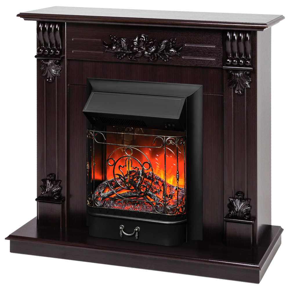 Каминокомплект Real Flame Ottawa DN с очагом Majestic Lux Black (без пульта)