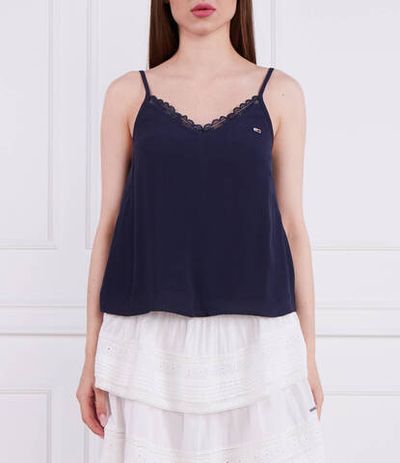 топ Tommy Jeans - темно-синий(DW0DW15198)