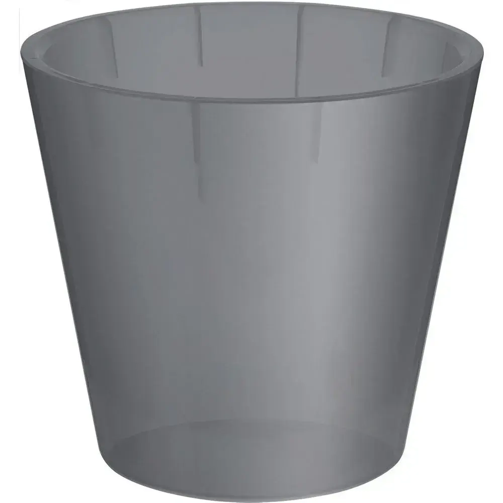 Горшок для орхидей D160 мм, 1,6л с дренажной вставкой (серый перламутр) (комплект 16 шт)