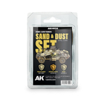 Набор красок AK Interactive Liquid Pigment Set - Sand and Dust
