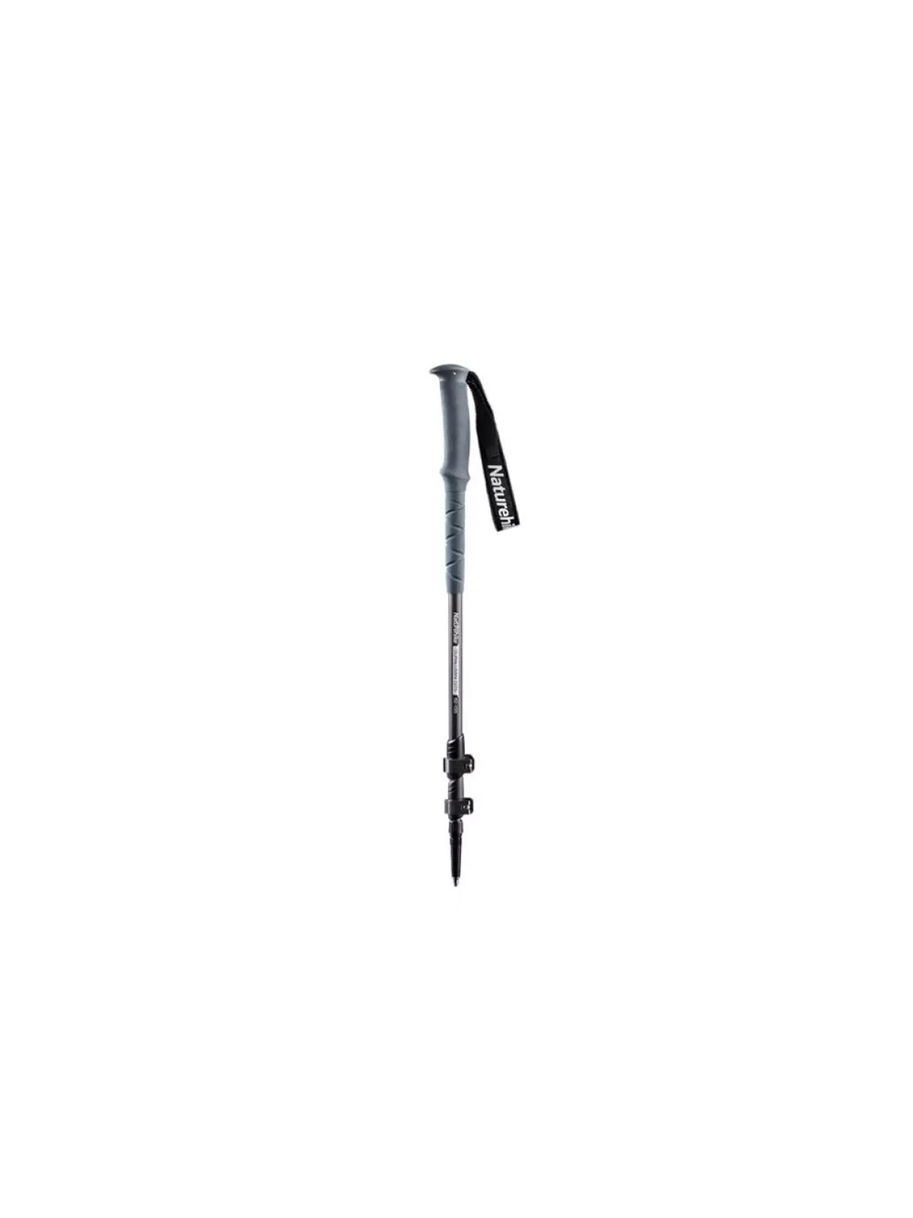 Палка треккинговая Naturehike ST03 7075 AL NH17D017-D с 3 узлами серый