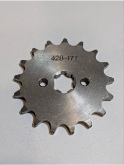 Звезда ведущая для питбайка, мопеда (428-17Т) 17мм сталь