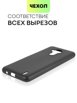 Чехол BROSCORP для Nokia C30 оптом (арт. NK-C30-COLOURFUL-BLACK)