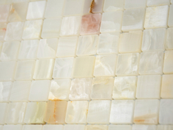 Мозаика LeeDo Caramelle: Pietrine - Onice Jade Bianco полированная 29,8x29,8х0,7 см (чип 23х23х7 мм)