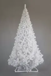 Интерьерная искусственная елка Рублевская белая 5 м., ствольная, ПВХ, Green Trees (GT5RUPVCW)