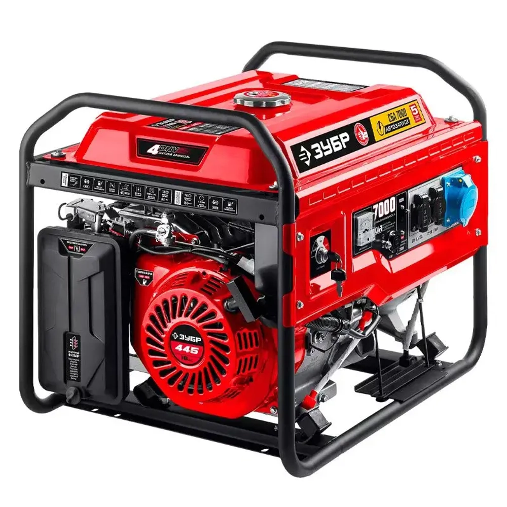 ЗУБР СБА-7000 бензиновый генератор