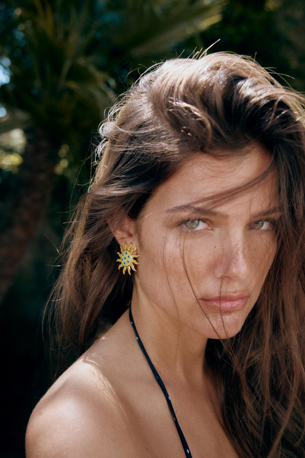 ZARA НАБОР СЕРЕГ «СОЛНЦЕ И ЛАНГУСТ», РАЗНОЦВЕТНЫЙ
