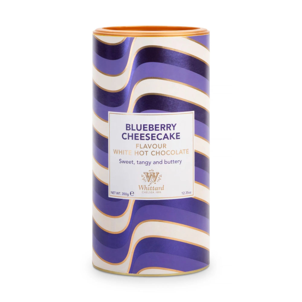 Whittard Chelsea 1886 Горячий шоколад со вкусом черничного чизкейка Blueberry Cheesecake Flavoured Hot Chocolate, 350г