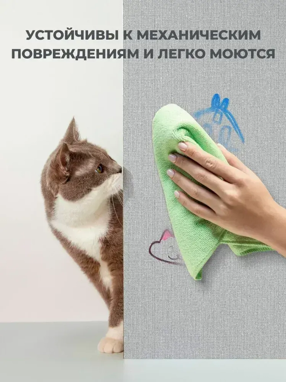 Обои винил на флизелине метровые однотонные серые в спальню гостиную детскую коридор для зала на кухню в прихожую