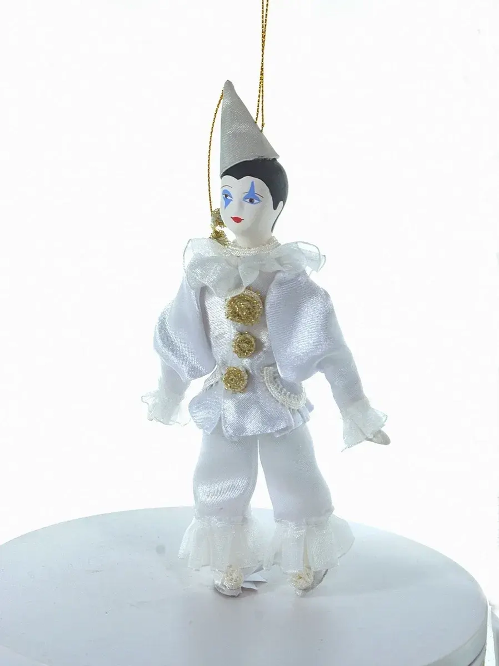 Кукла подвесная фарфоровая Пьеро