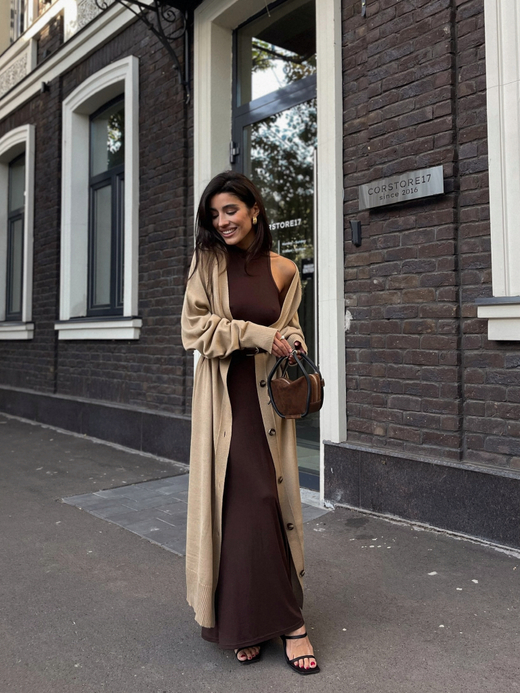 Кардиган длинный