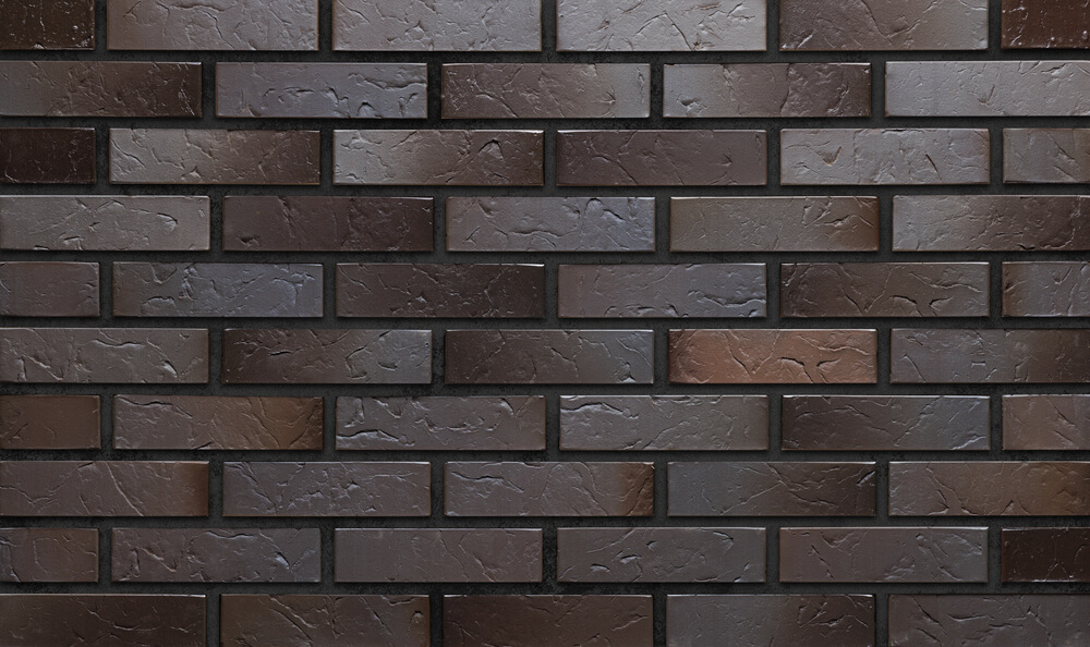 Кирпич керамический Флеш Графит Сланец