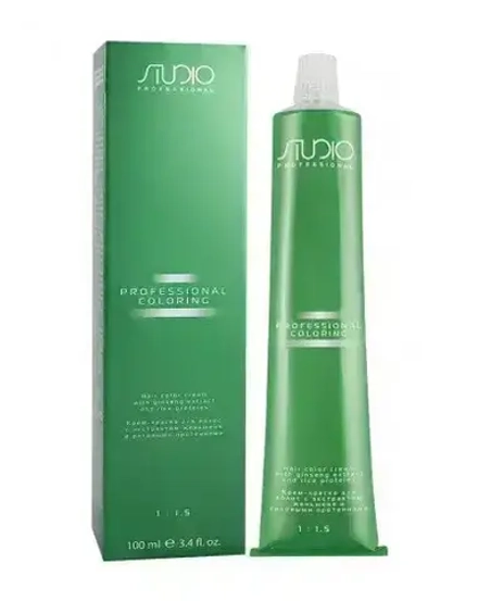 Studio Professional Крем-краска для волос с экстрактом женьшеня и рисовыми протеинами, 8.12 светлый пепельно-перламутровый блонд, 100 мл