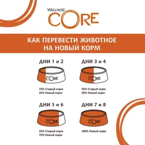 Влажный корм CORE TENDER CUTS для кошек, из курицы с лососем в виде нарезки в соусе, паучи