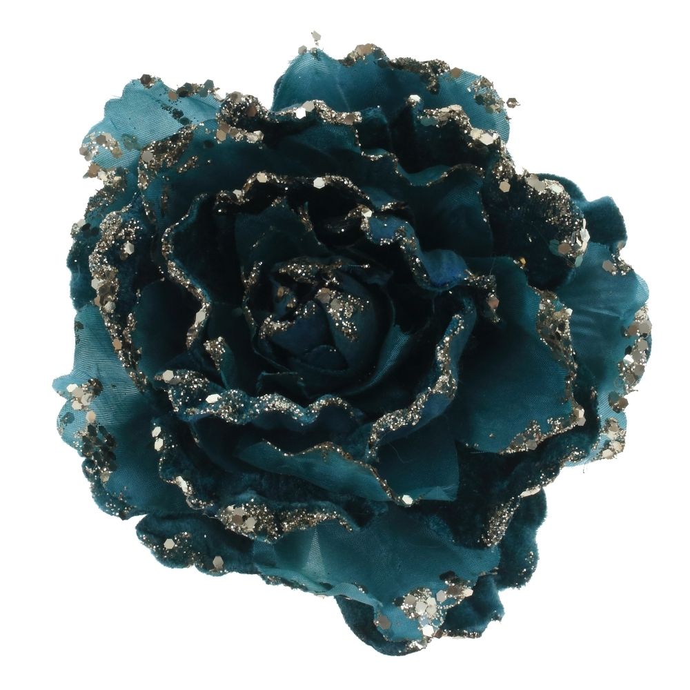 GAEM Цветок искусственный "Роза" (на клипсе), L15 W15 H13 см