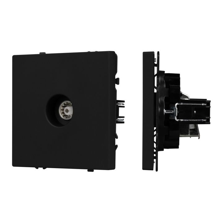 Механизм телевизионной розетки SCT-NOBE-MTV1-SFPL-BK Arlight 054293