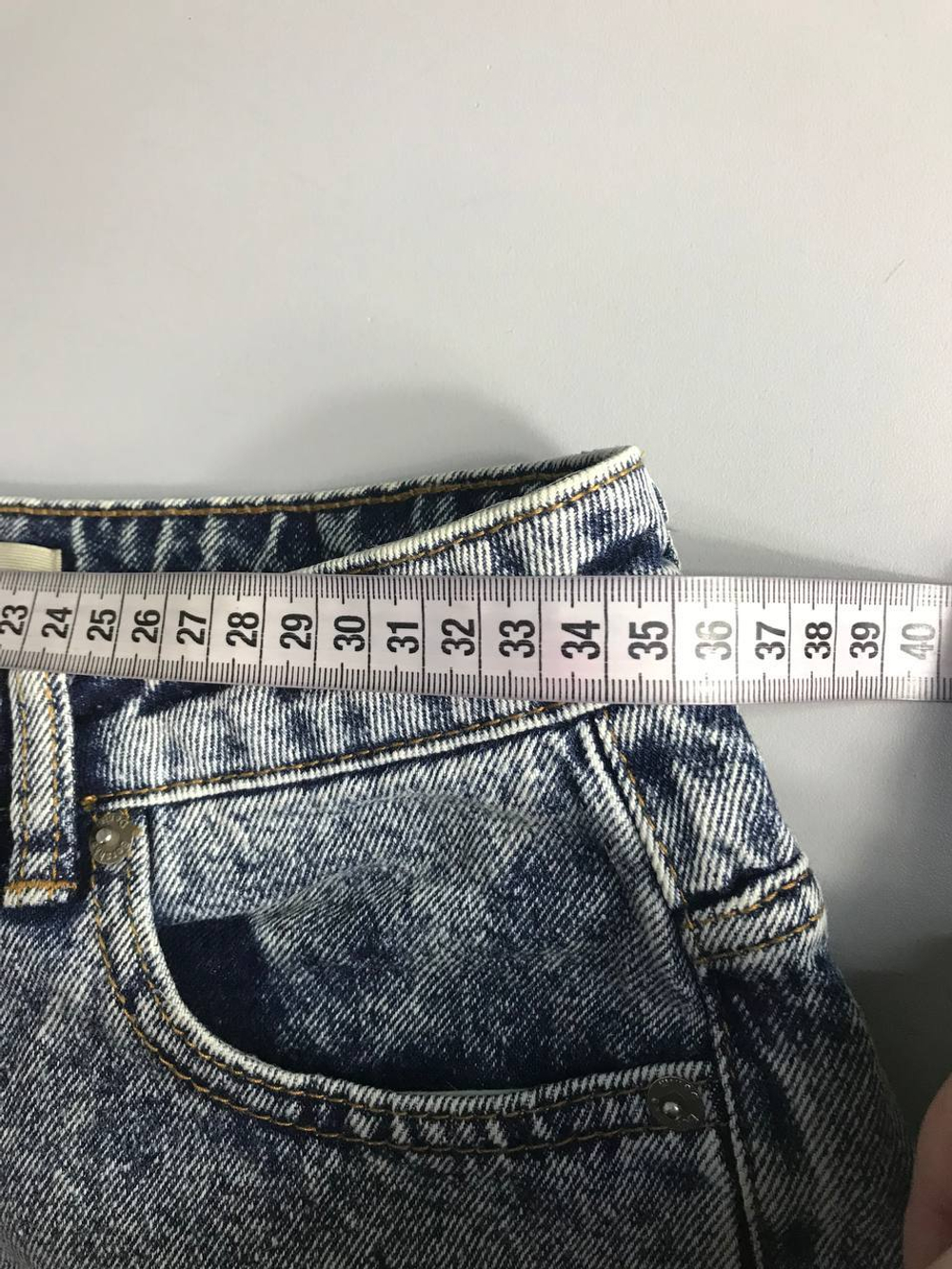 Джинсы Bershka для модницы, маркировка 36, визуально на 42 размер