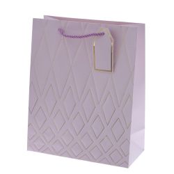 GAEM Пакет подарочный M (бумага 210г/м2, блок 12шт), L26 W12 H32 см, 4в.