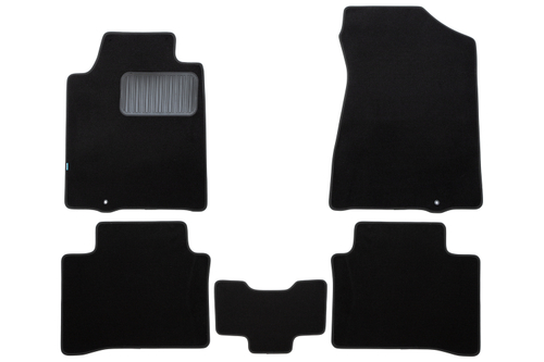 Коврики в салон для NISSAN Teana II 2008-2011, 2011-2014, седан, 5 шт. (текстиль) KLEVER03362322110KH