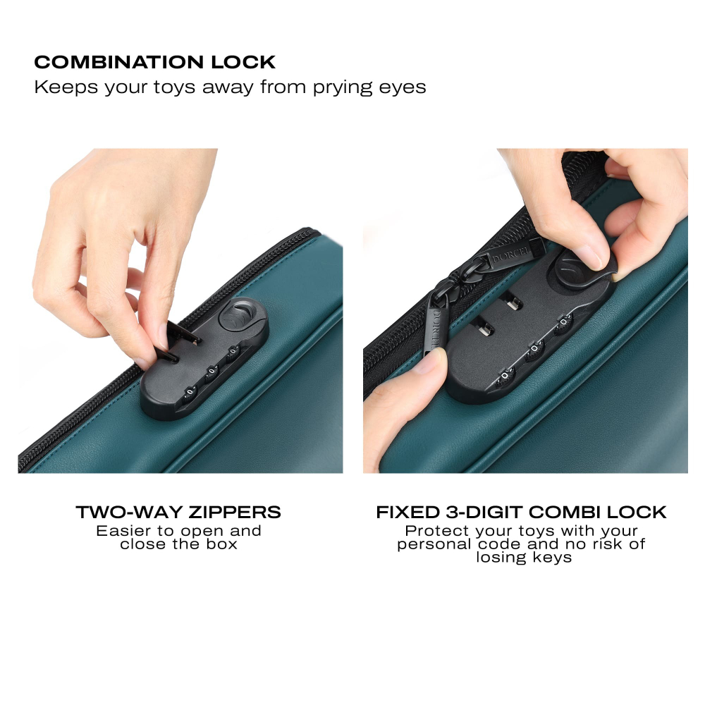 Сумочка для хранения игрушек Dorcel DISCREET BOX LUXURY GREEN