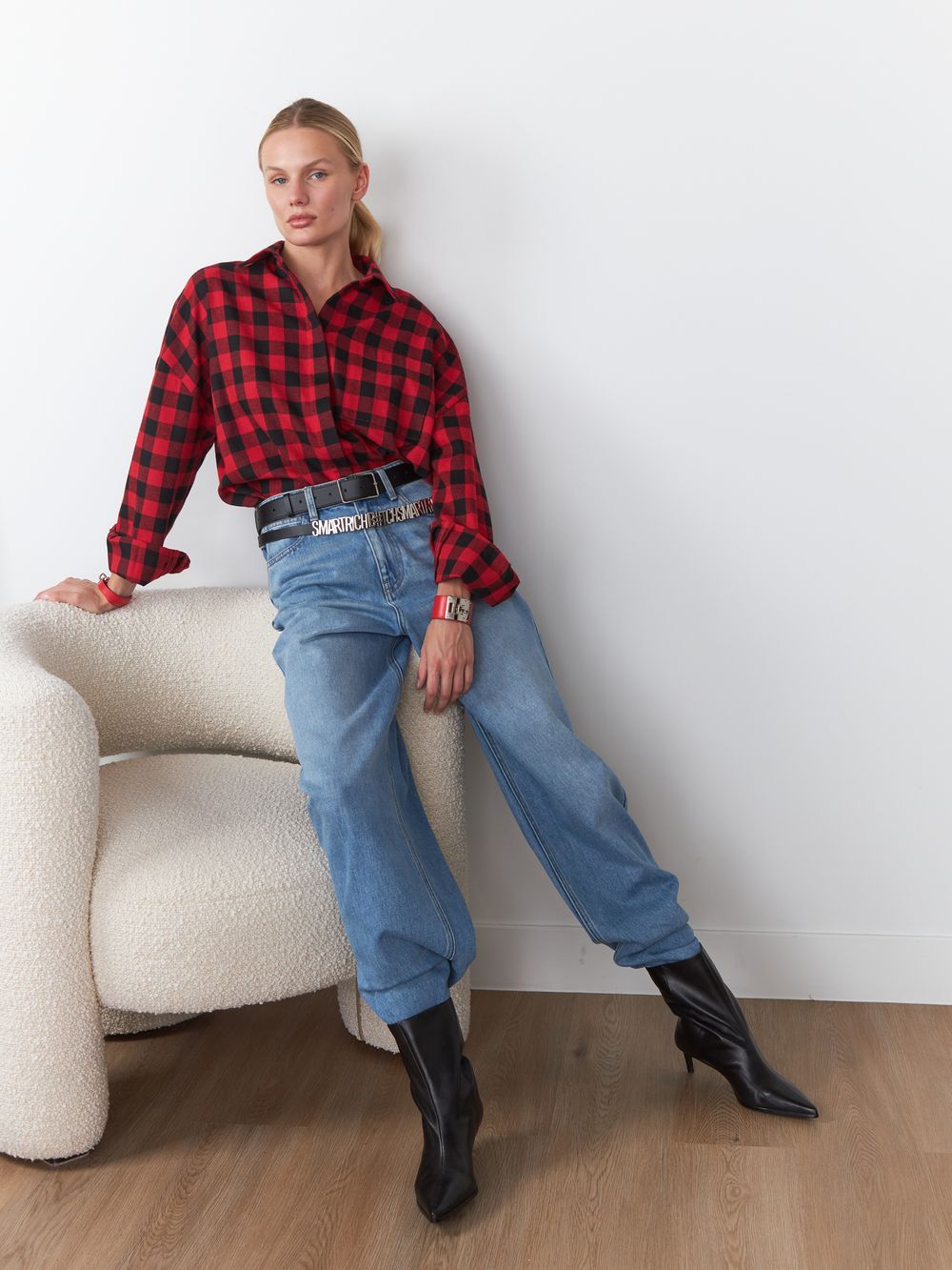 ТОНКИЙ РЕМЕНЬ НА КОБУРНЫХ КНОПКАХ SRB BLACK