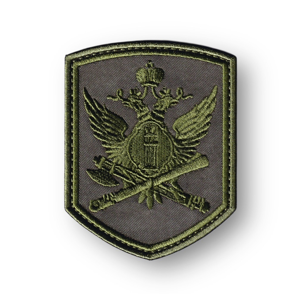 Нашивка ( Шеврон ) На Рукав ФССП России ( Орел ) Полевая Оливковая | АТРИБУТИКА.