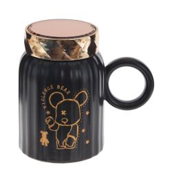 GAEM Кружка с крышкой, 500 мл, L14 W9 H13 см, 4в.