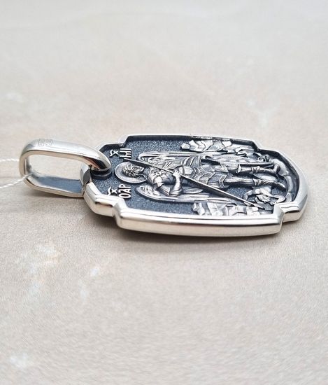 Подвес мужской: Спаситель и Архангел Михаил