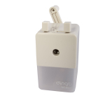 Точилка механическая Alingar, прямоугольная, 1 отверстие, белая, пластиковый корпус, индивидуальная упаковка, 95*50*90