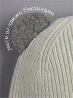 Шапка для мальчика с ушками осенняя